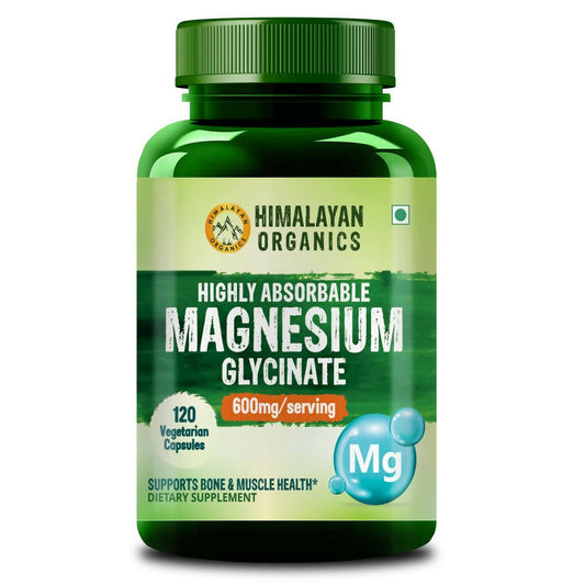 Himalayan Organics Highly Absorable Magnesium Glycinate Capsules | Swadesiicart