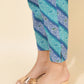 Janasya Women's Blue Cotton Bandhani Printed Casual Angrakha Co-ords - Swadesiicart