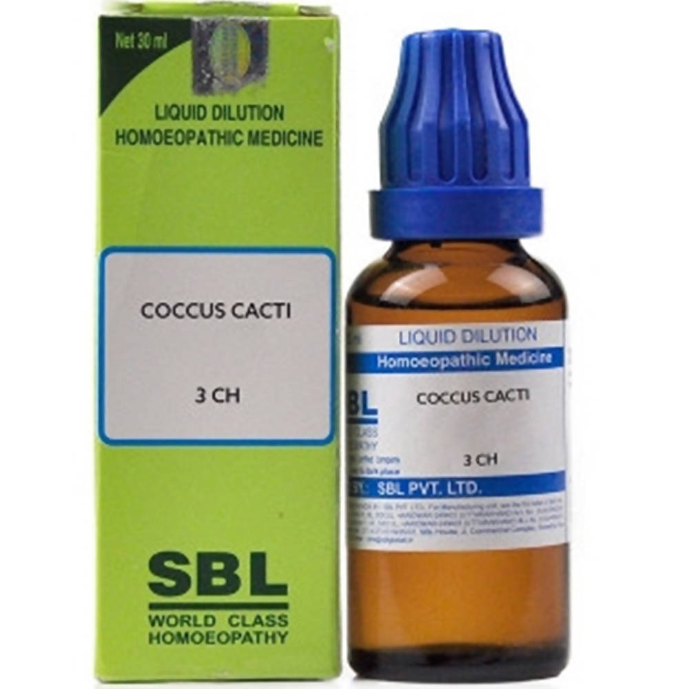 SBL Homeopathy Coccus Cacti Dilution | Swadesiicart