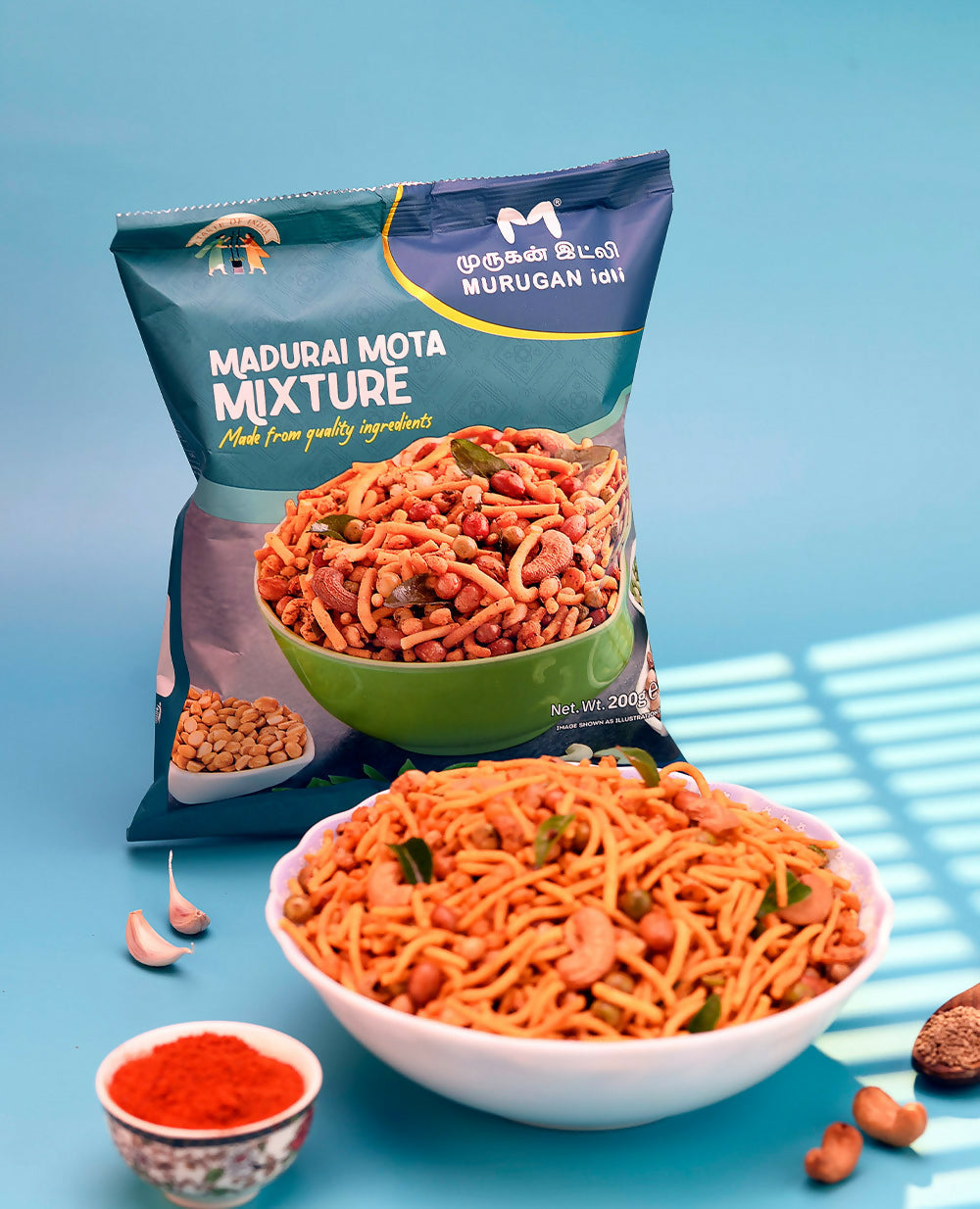 Murugan Idli Madurai Mota Mixture | Swadesiicart
