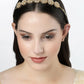 NVR Women's Gold-Polished Kundan Embellished Hairband - Swadesiicart
