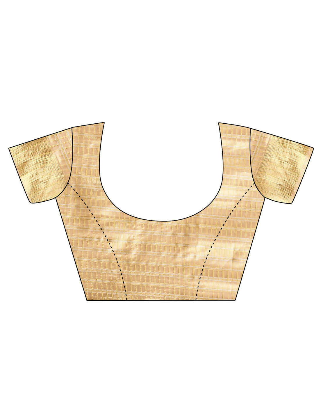 Shree Shyam Fashion Organza Gold Saree