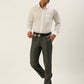 Ramraj Cotton Mens Full Sleeve White Shirt Plus Size - Minister Cotton | Swadesiicart