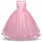 Asmaani Baby Girl's Pink Color Full Length Dress (AS-DRESS-22063)