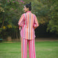 Women's Casual Fashionable Multi Mull Cotton co-ord set - Anya - Swadesiicart