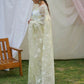 Vamsee Ishaq Yellow Organza Saree - Swadesiicart