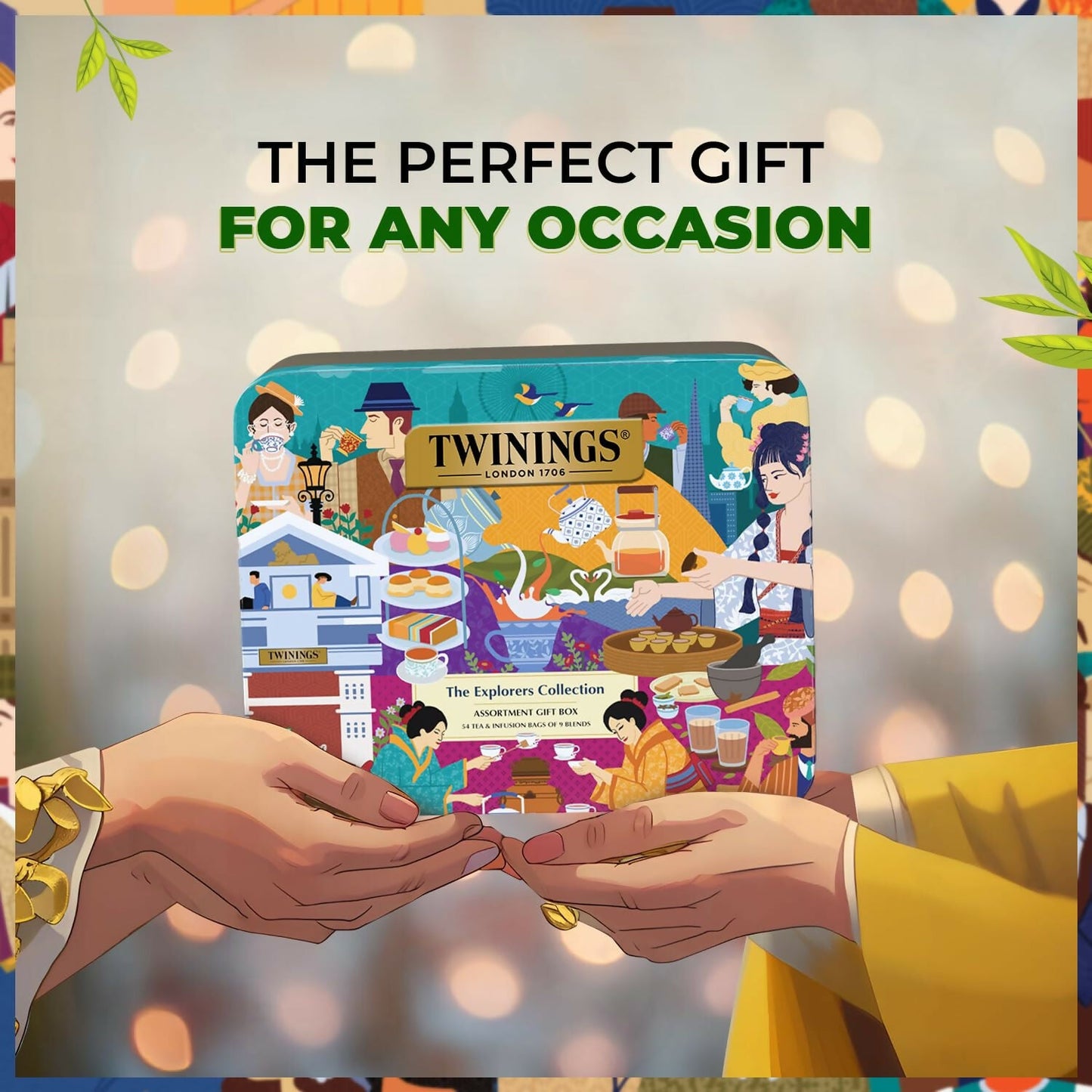 Twinings The Explorers Collection Assortment Tea Gift Set | Swadesiicart