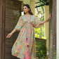 Women's Casual Fashionable Multi Mull Cotton co-ord set - Anya - Swadesiicart