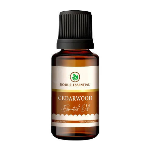Korus Essential Cedarwood Essential Oil - Therapeutic Grade - Just Jaivik