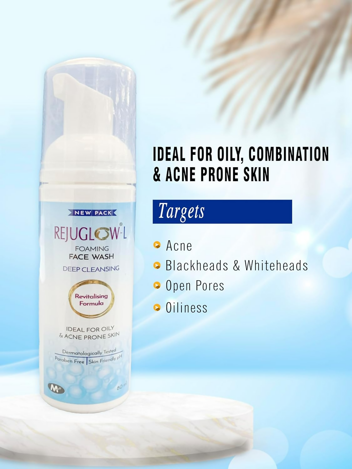 Rejuglow L Foaming Face Wash | Swadesiicart