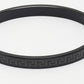 NVR Men's Black Rhodium-Plated Stainless Steel Kada Bracelet - Swadesiicart