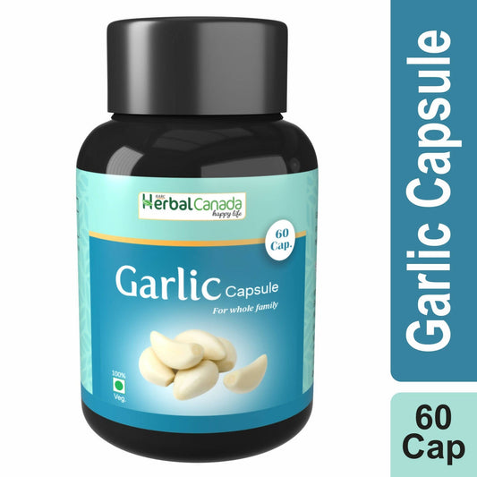 Herbal Canada Garlic Capsules - Swadesiicart
