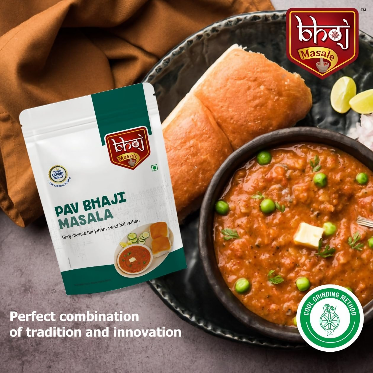 Bhoj Masale Pav Bhaji Masala Powder