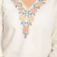 Festive Wear Ethnic White viscose blend Stitched Suit With Dupatta - Tanisha | Swadesiicart