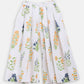 Ahalyaa Off White Cotton Printed Kids Top and Palazzo With Net Jacket For Girls | Swadesiicart