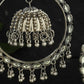 Mominos Fashion Johar Kamal Silver Earrings With Kundan Work Jhumkas - Swadesiicart