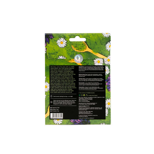 Quench Matcha Tea Clarifying Acne Patches | Swadesiicart