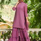 Janasya Lavender Georgette Embroidered Kurta,Bottom & Dupatta | Swadesiicart