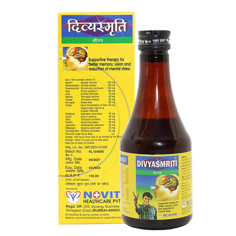 Novita Divyasmriti Syrup | Swadesiicart