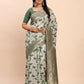 Shree Shyam Fashion Linen Cotton Green Saree