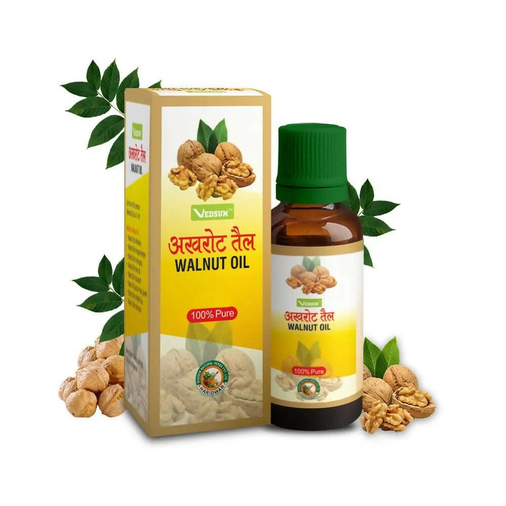 Vedsun Naturals Walnut Oil Pure and Organic for skin and Hair For Baby's Massage - Swadesiicart