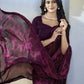 Wine Georgette Designer Printed Ready to Wear Saree - Samyana | Swadesiicart