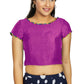 Aastha Fashion Women's Purple Art Silk Designer Party Wear Readymade Blouse