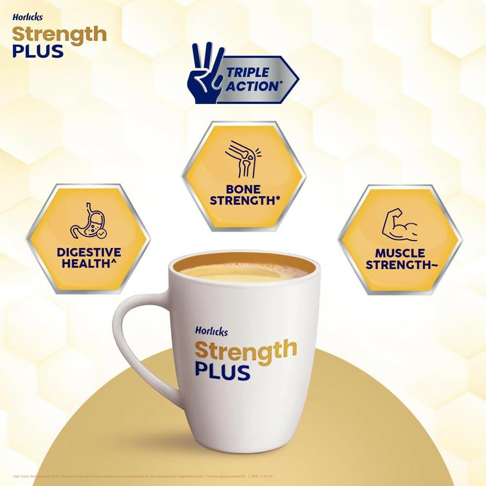 Horlicks Strength Plus - Vanilla Flavor - Swadesiicart