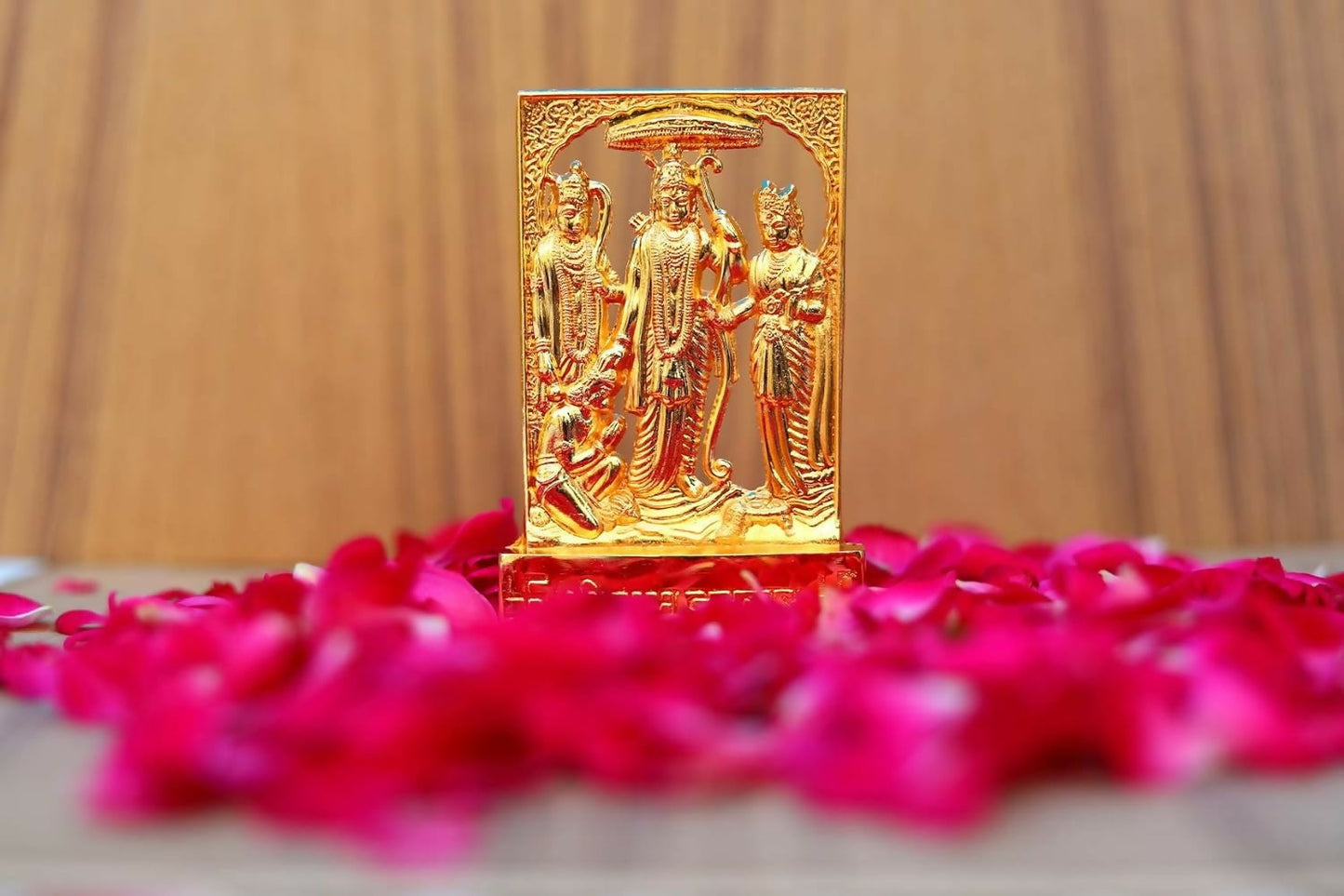 Rudradivine Brass Ram Darbar Murti Idol Statue - Swadesiicart