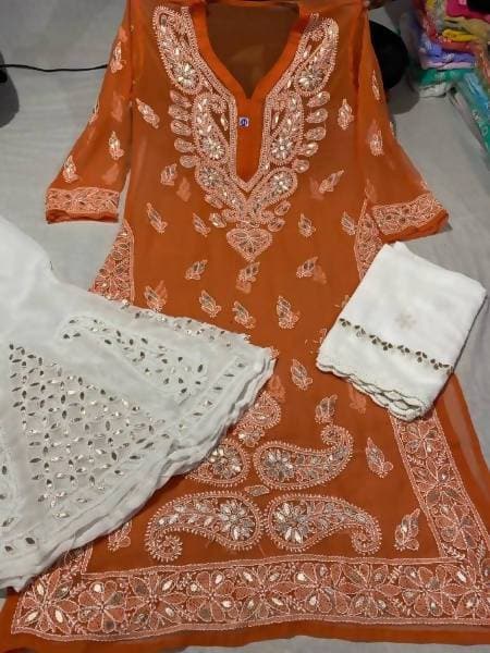Arfa Fashion House New Collection Of Chikankari Gota Patti Lovers | Swadesiicart