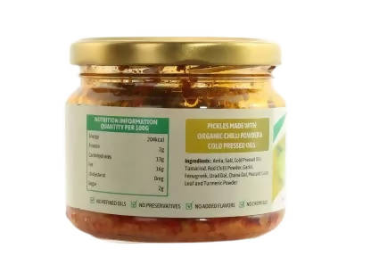 Sudhanya Organic Amla Pickle - Swadesiicart