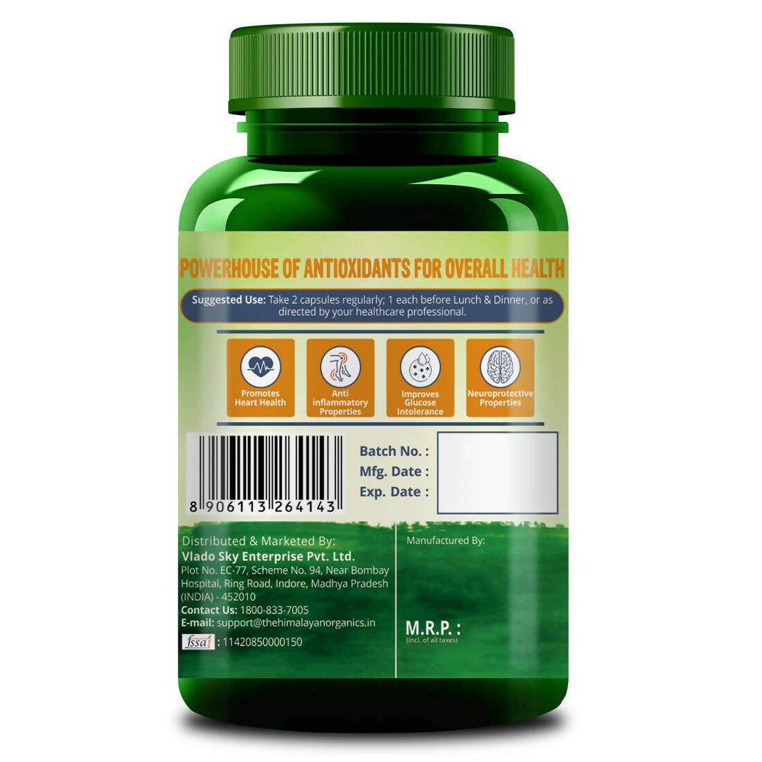 Himalayan Organics Super Antioxidant Capsules | Swadesiicart