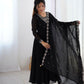 Joban Fashion Black Kurta Set Georgette Sequence Embroidery Work - Swadesiicart