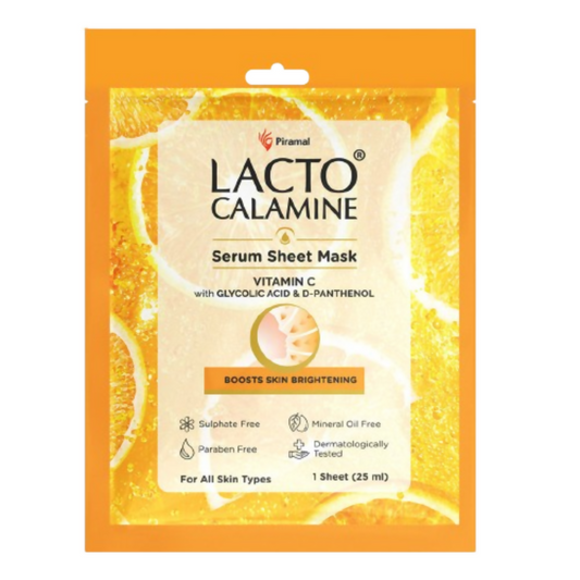 Lacto Calamine Vitamin C Face Sheet Mask - Swadesiicart