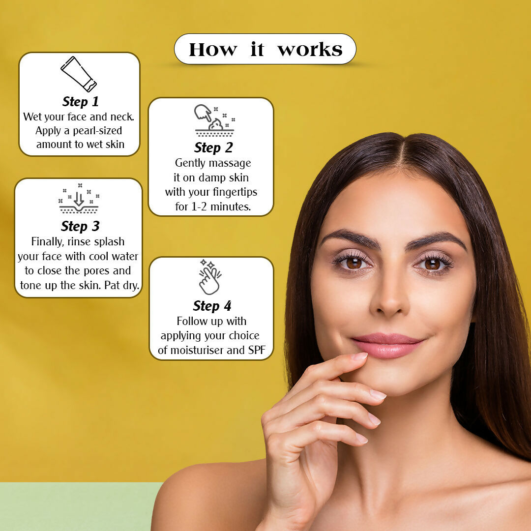 Cocobaya Rose & Lychee Face Wash - Swadesiicart