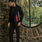 Statement Embroidered Black Co-Ord Set by Hilo Design - Swadesiicart