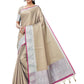 Mimosa Women's Banarasi Art Silk Brown Saree | Swadesiicart