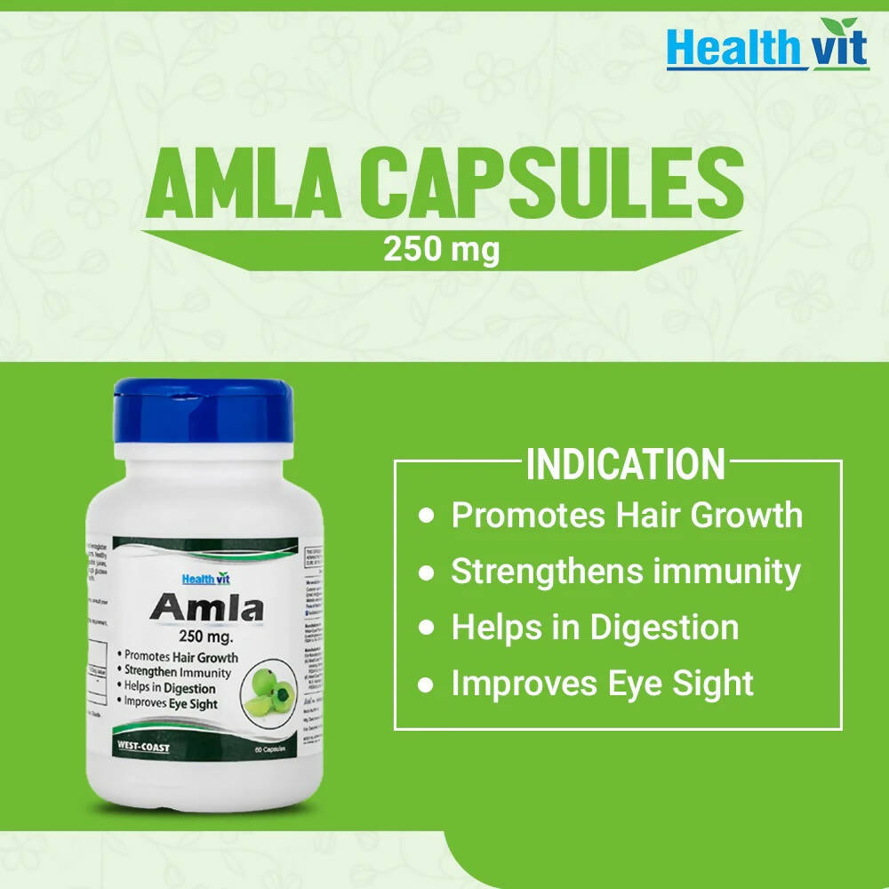 Healthvit Amla Capsules - Swadesiicart