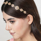 NVR Women's Gold-Polished Traditional Meenakari Stones Trending Matha Patti | Swadesiicart