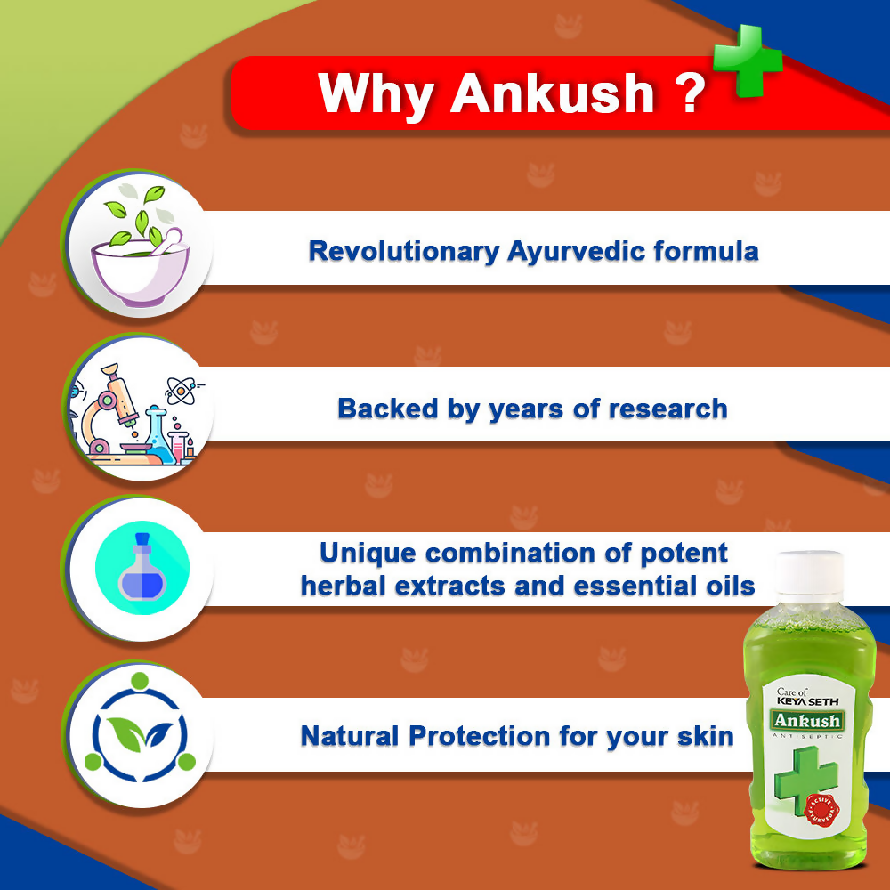Keya Seth Aromatherapy Medicure Ankush Antiseptic Liquid - Swadesiicart