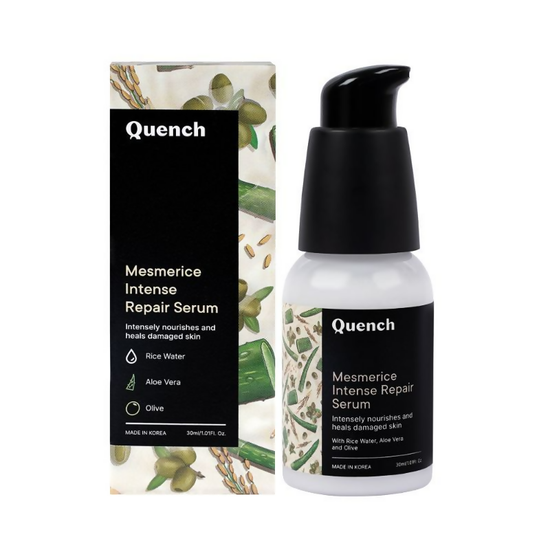 Quench Rice Water Intense Repair Serum With Niacinamide For Dewy & Even Skin Tone | Swadesiicart