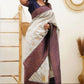 Anouk Woven Design Zari Banarasi Saree | Swadesiicart