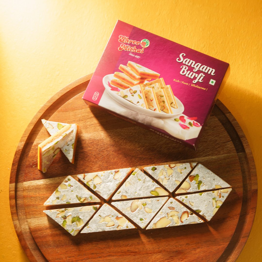 Shree Mithai Sangam Burfi | Swadesiicart