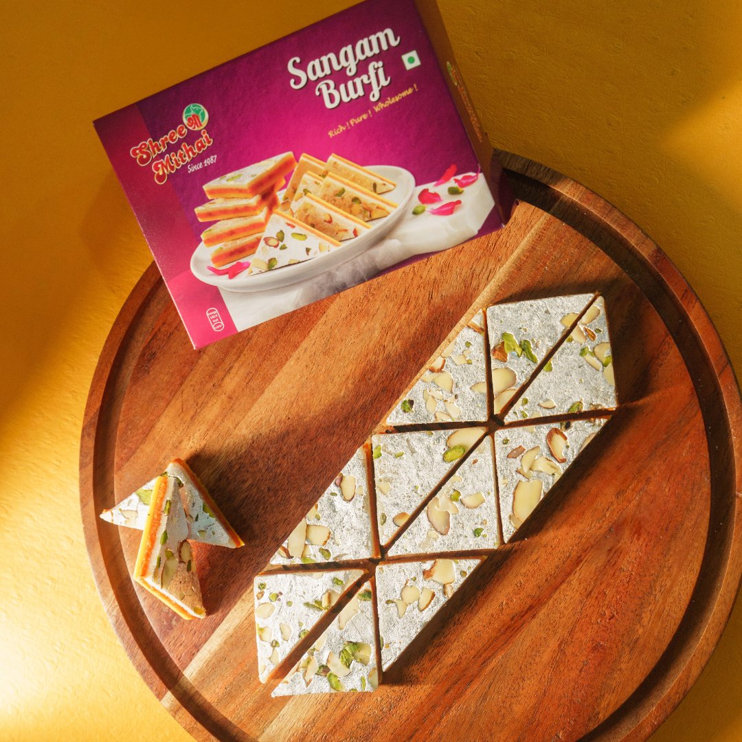Shree Mithai Sangam Burfi | Swadesiicart