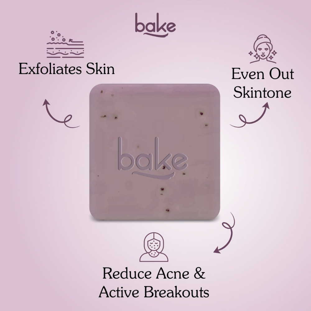 Bake 10% Niacinamide + 3% Azelaic Acid Scrub Treatment Soap | Swadesiicart