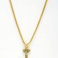NVR Men's Gold-Polished Stainless Steel Pendant with Chain - Swadesiicart