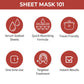 Nykaa Skin Secrets Indian Rituals Saffron + Honey Sheet Mask For Glowing & Moisturised Skin - Swadesiicart