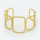 NVR Women Gold-Polished Western Cuff Bracelet - Swadesiicart