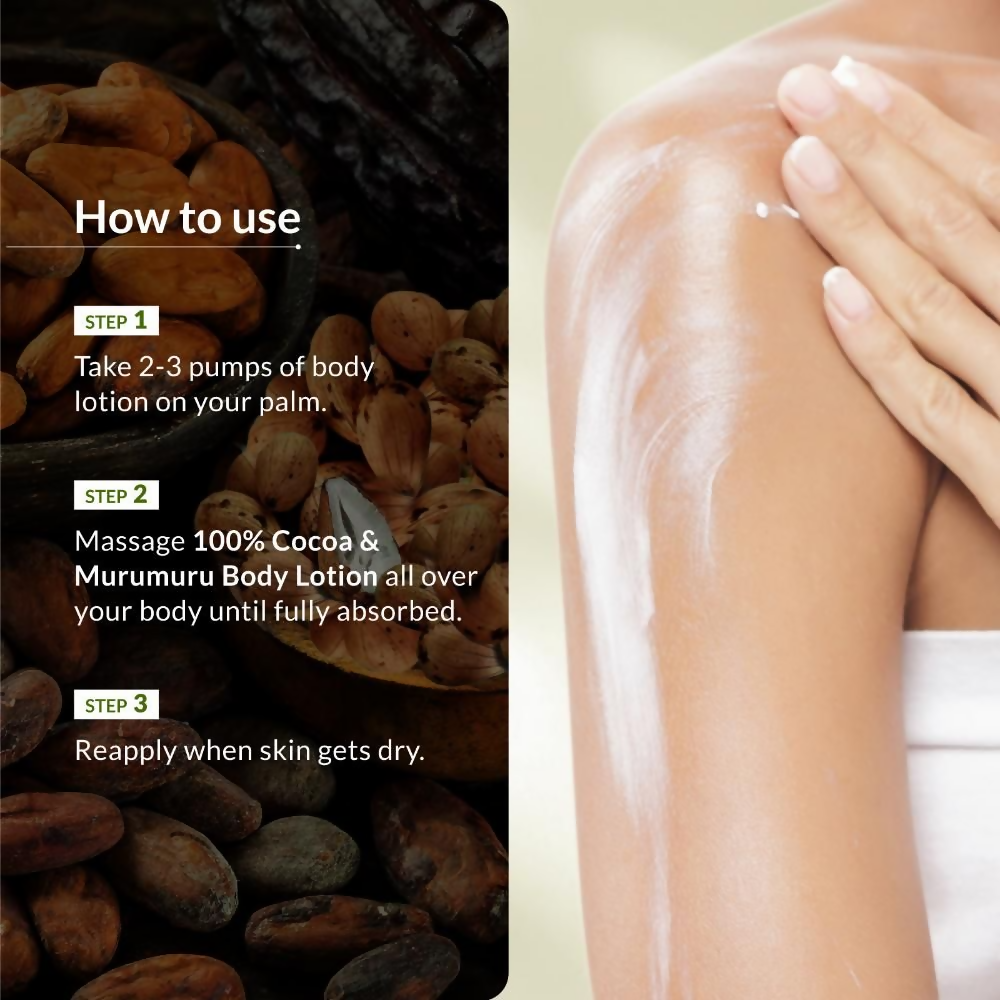 Lotus Botanicals 100% Cocoa & Murumuru Body Lotion | Swadesiicart