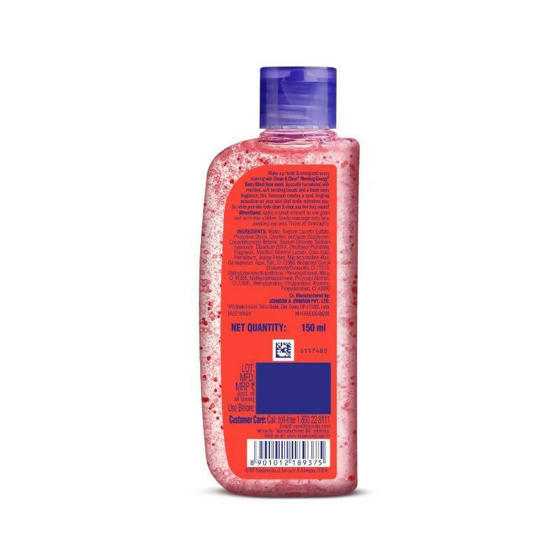 Clean & Clear Morning Energy Berry Blast Face Wash - Swadesiicart